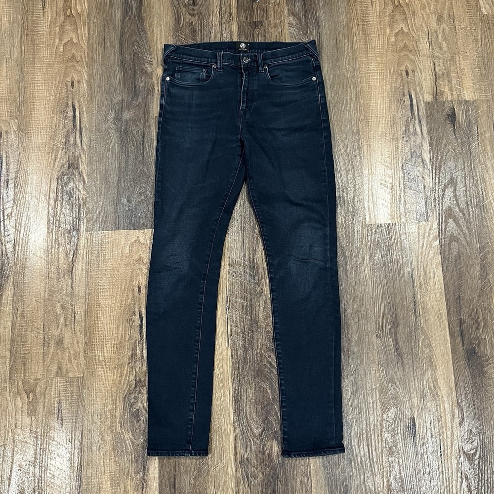 Paul Smith Mens 32 (31x31) Tapered Blue Denim Jeans Dark Wash